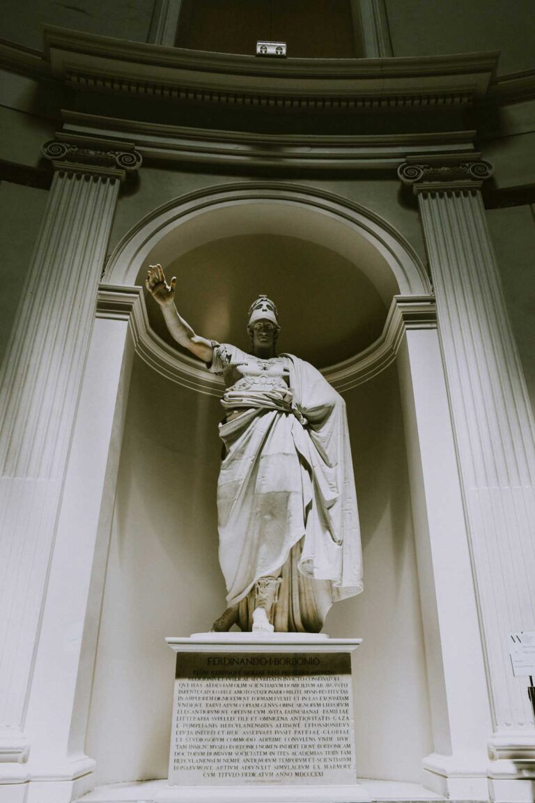The National Archaeological Museum in Naples, Italy.