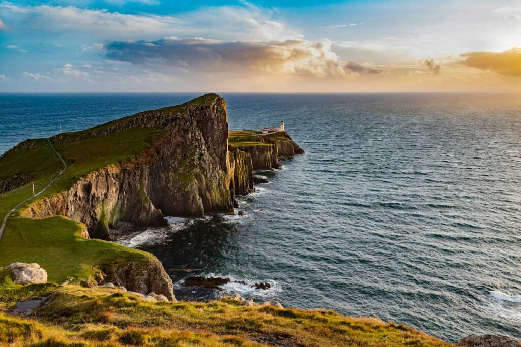Neist Point on the Isle of Skye, Scotland.