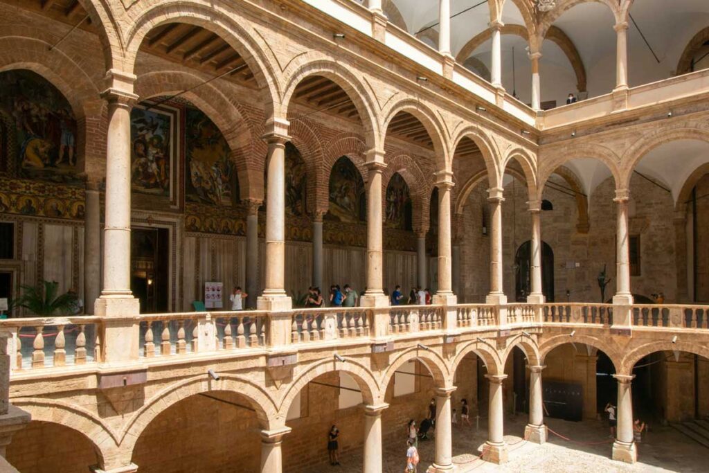 The Norman Palace in Palermo, Sicily.