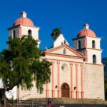Old Mission Santa Barbara in Santa Barbara, California.