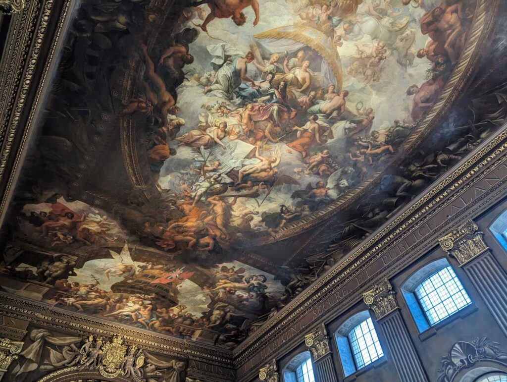 The Painted Hall in the Old Royal Naval College, Greenwich.