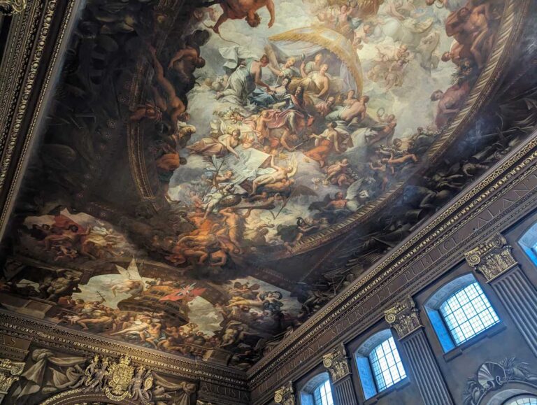 The Painted Hall in the Old Royal Naval College, Greenwich.