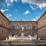 The Pitti Palace in Florence, Italy.