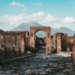 The ruins of Pompeii in Campania, Italy.