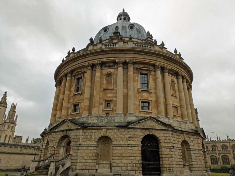 The Radcliffe Camera in Oxford, South-East England.