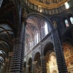 Inside Siena Cathedral in Siena, Tuscany.