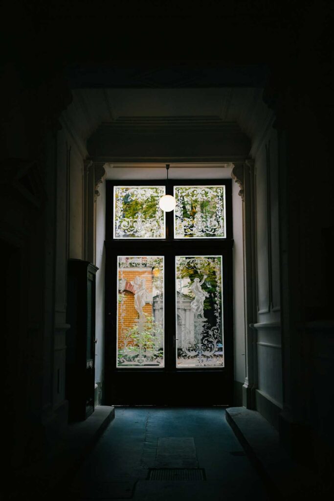Inside the Sigmund Freud Museum in Vienna, Austria.