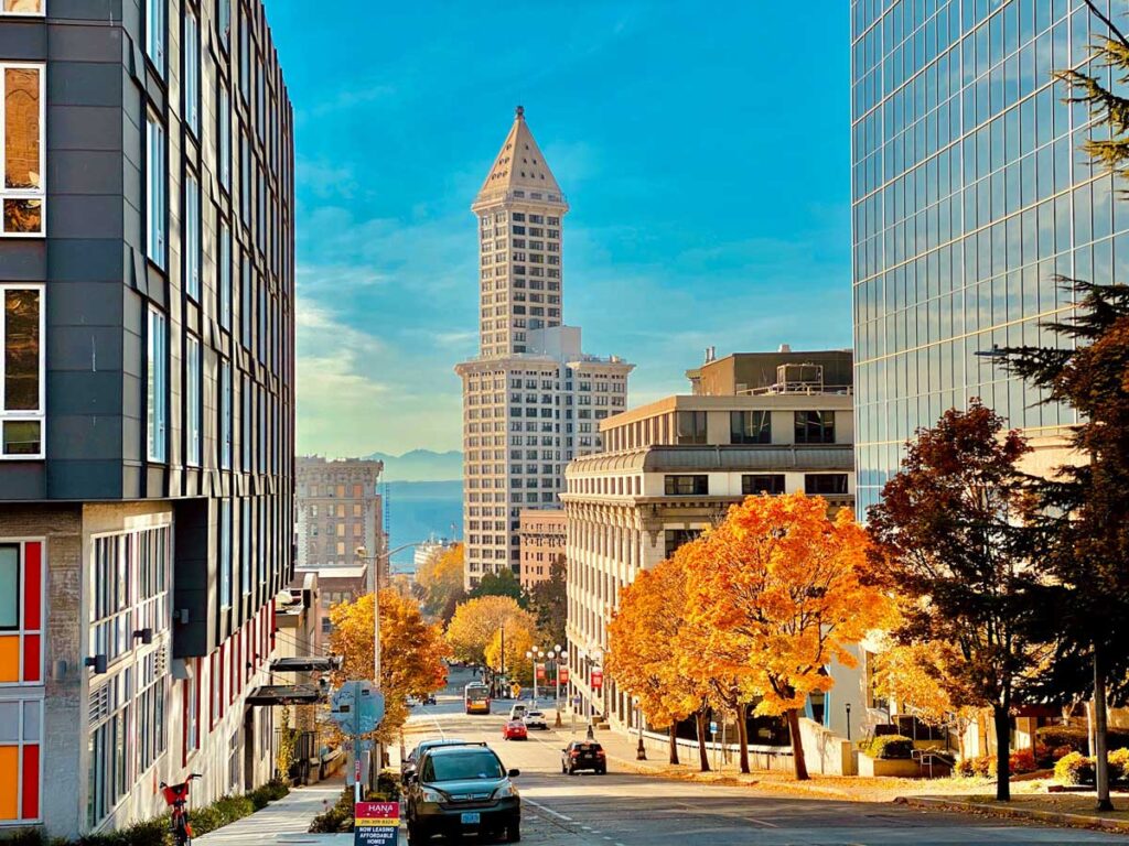The Smith Tower in Seattle, Washington.