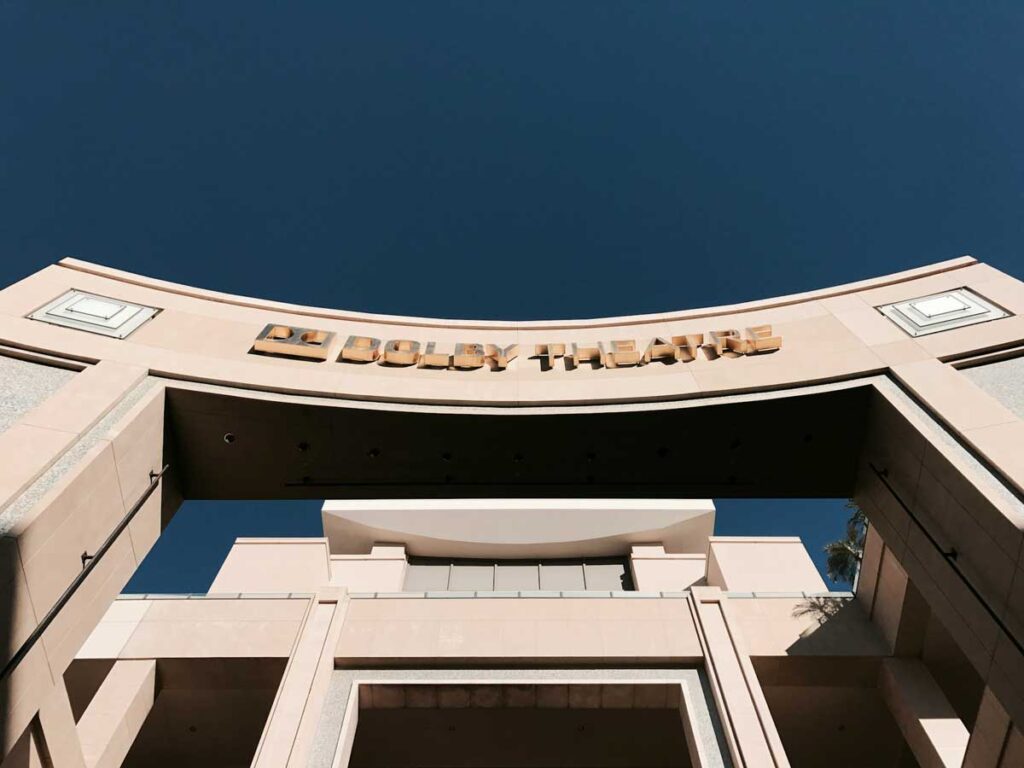 The Dolby Theatre in Los Angeles, California.