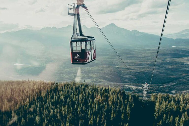 The Jasper SkyTram in Alberta, Canada.