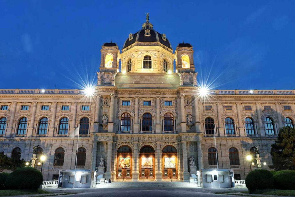 The Kunsthistorisches Museum in Vienna, Austria.