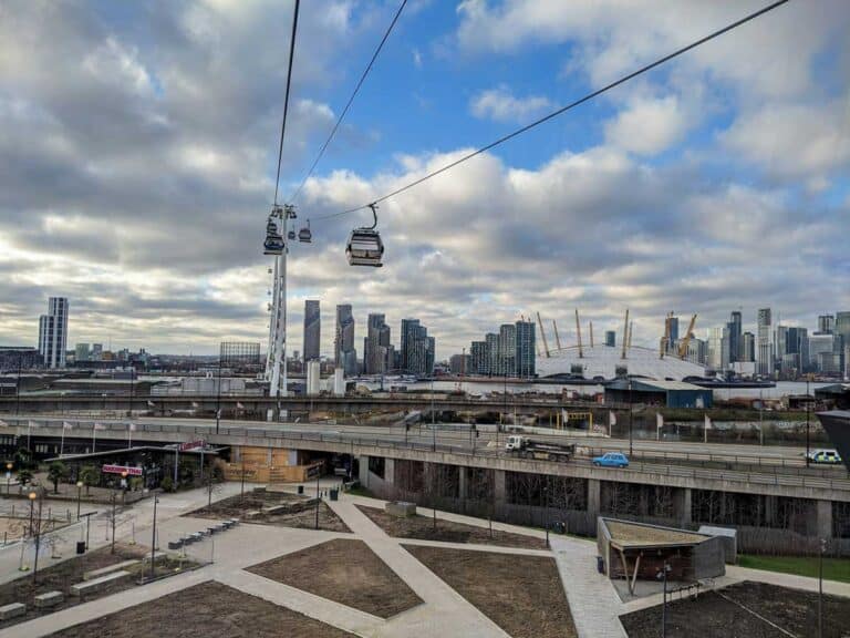 The London Cable Car.