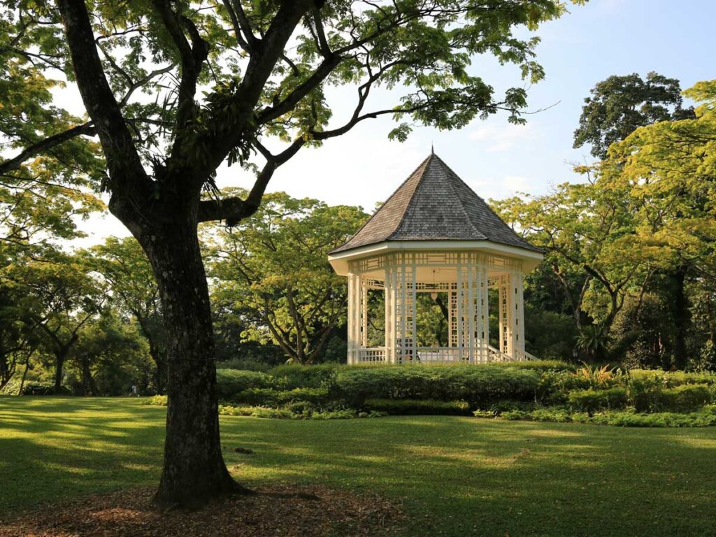 The Singapore Botanic Gardens in Singapore.