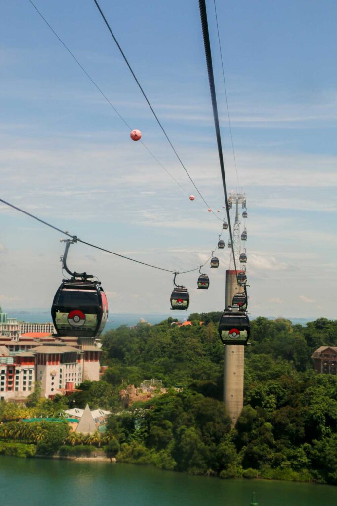 The Singapore Cable Car.