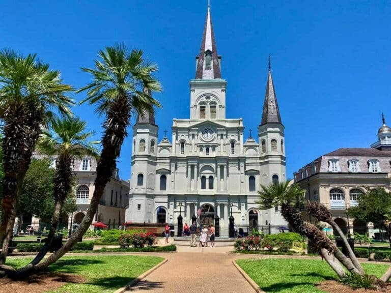 St Louis Cathedral in New Orleans.