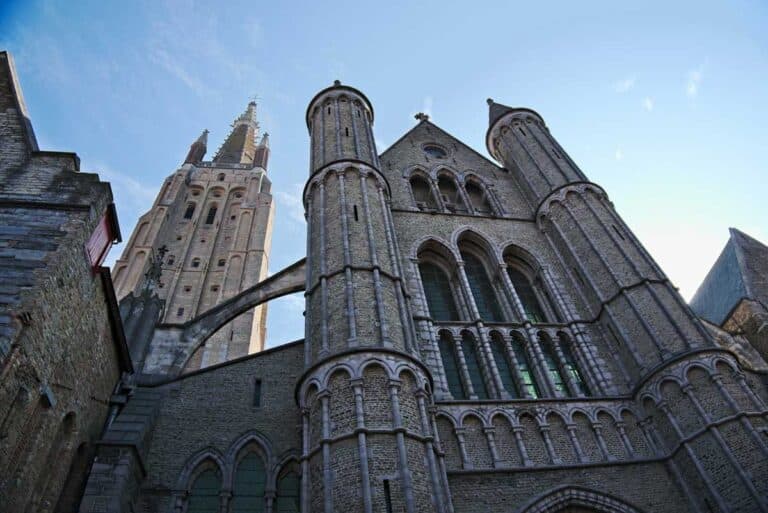 The Church of Our Lady in Bruges, Belgium.