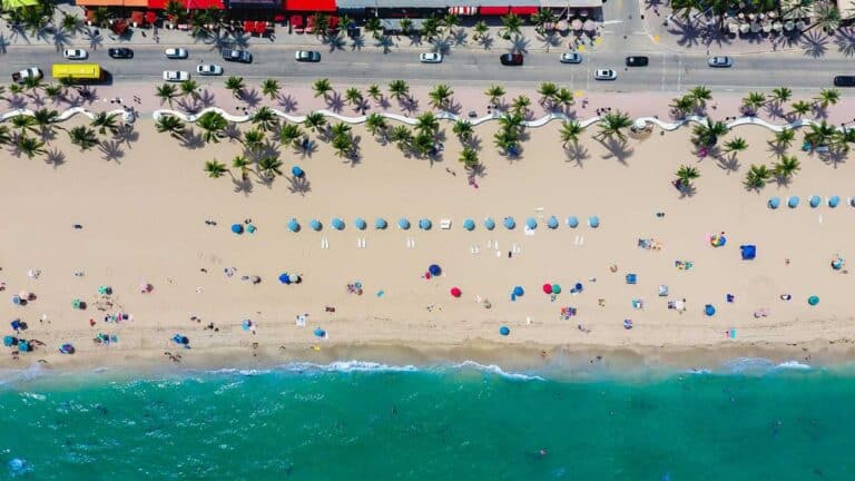 Fort Lauderdale Beach in Fort Lauderdale, Florida.