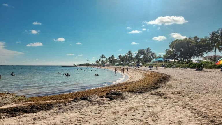 Sombrero Beach in Marathon, Florida.