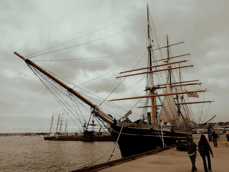 The Star of India at the Maritime Museum of San Diego.