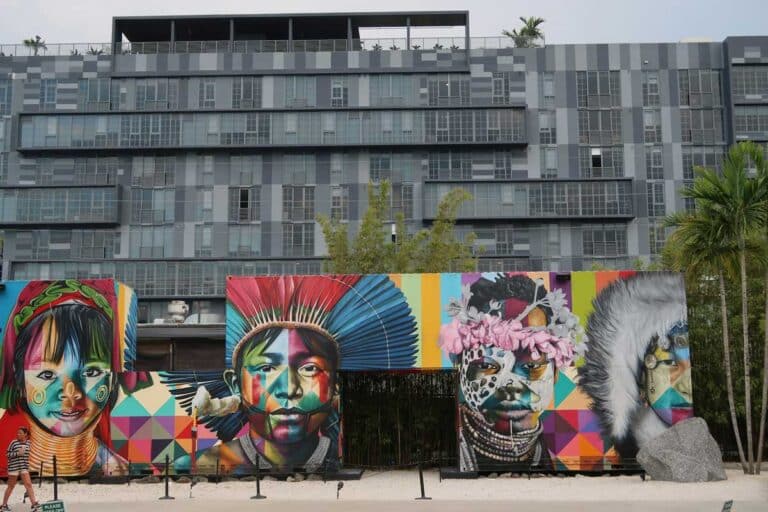 The Wynwood Walls in Miami, Florida.