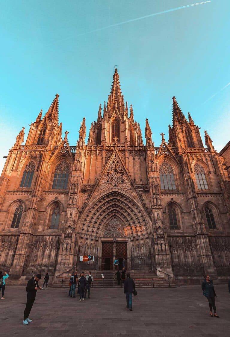 Barcelona Cathedral in Catalonia, Spain.