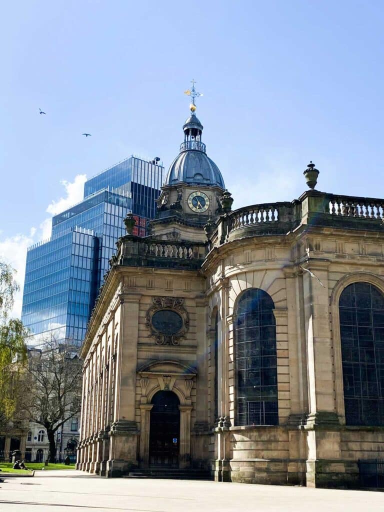 Birmingham Cathedral in Birmingham, England.