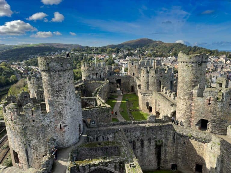 Conwy Castle in North Wales.