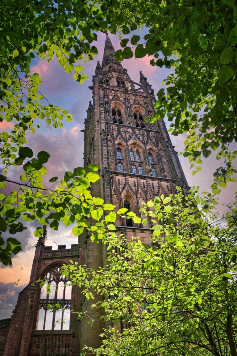 Coventry Cathedral in Coventry, England.