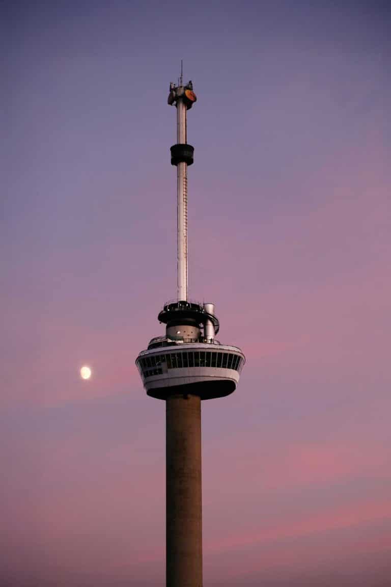 The Euromast in Rotterdam, the Netherlands.