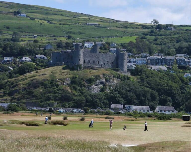 Harlech Castle in North Wales.