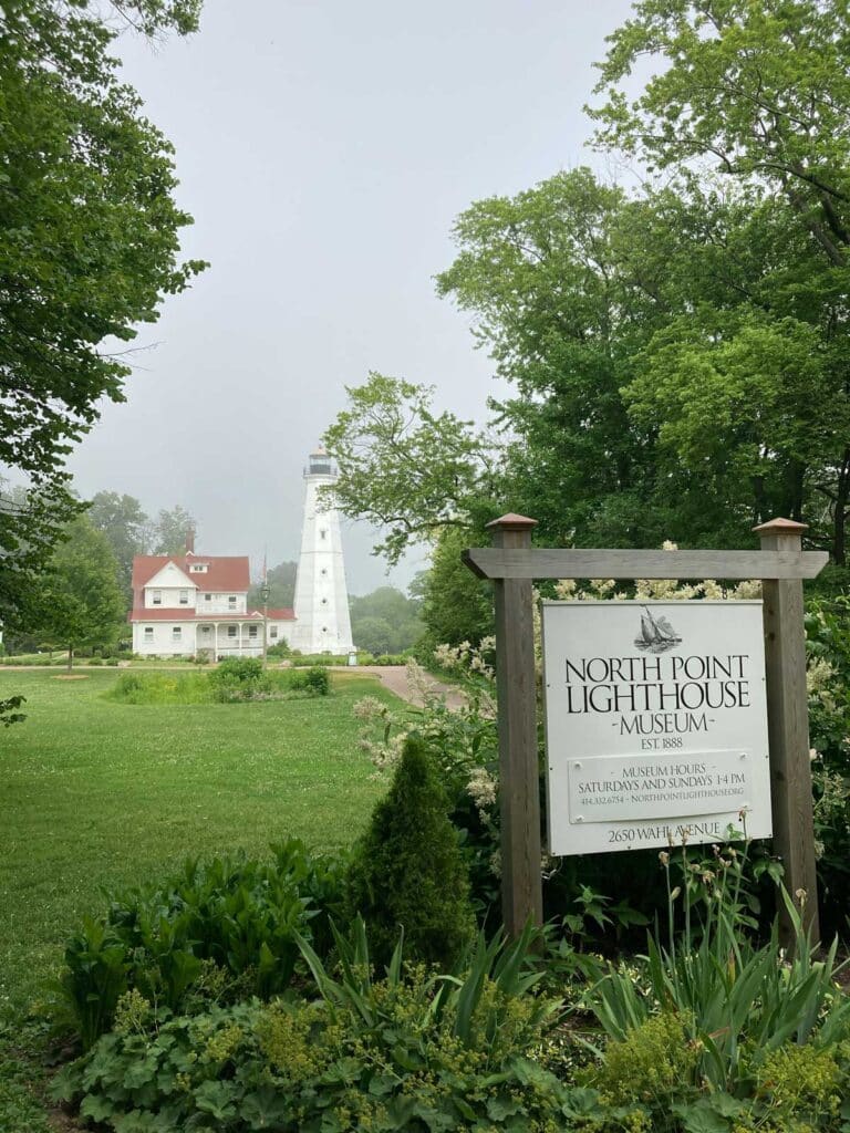 North Point Lighthouse in Milwaukee, Wisconsin.