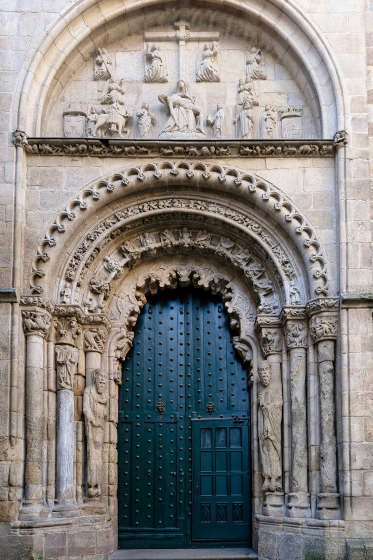 Ourense Cathedral in Ourense, Galicia.