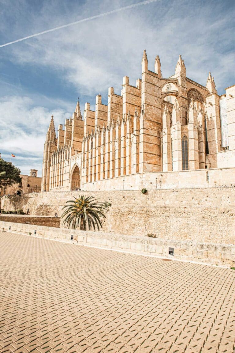 Palma Cathedral in Mallorca, Spain.