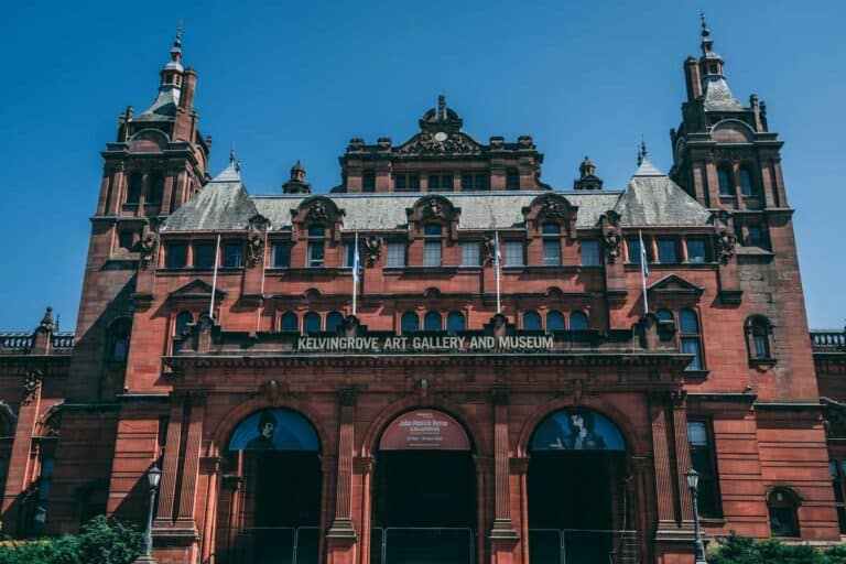 The Kelvingrove Art Gallery and Museum in Glasgow, Scotland.